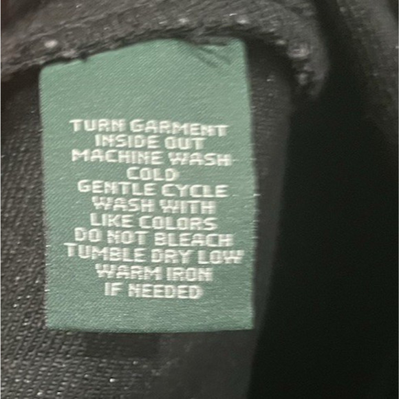 Lauren Ralph Lauren Jeans LRL Womens Snake Serpent On Back Black Sparkle 10 - Picture 12 of 14